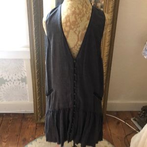 Free People . Looks great with white tee or tank underneath .